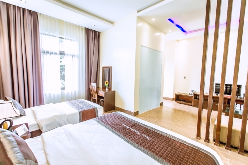Phòng ngủ riêng khu Biệt Thự ( Double/ Twin)